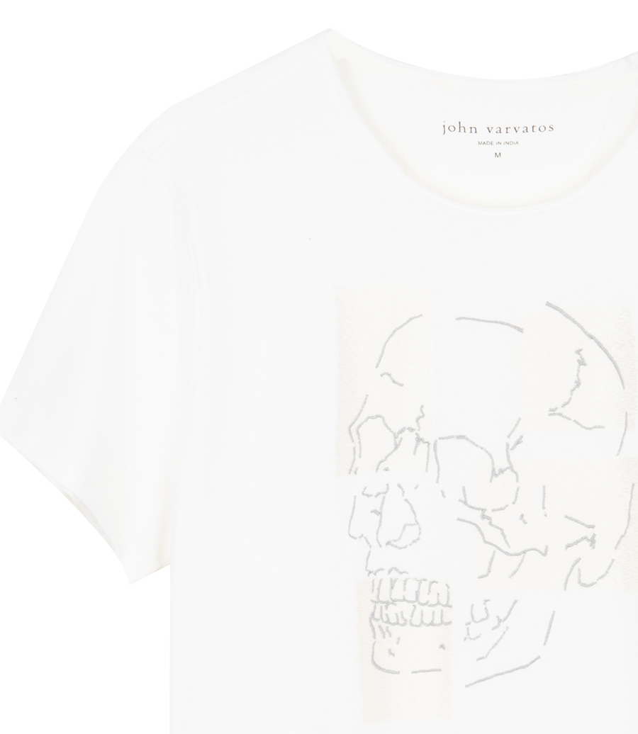 SKULL TILES GRAPHIC T-SHIRT
