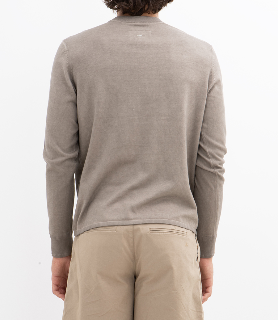 WASHED COTTON HENLEY