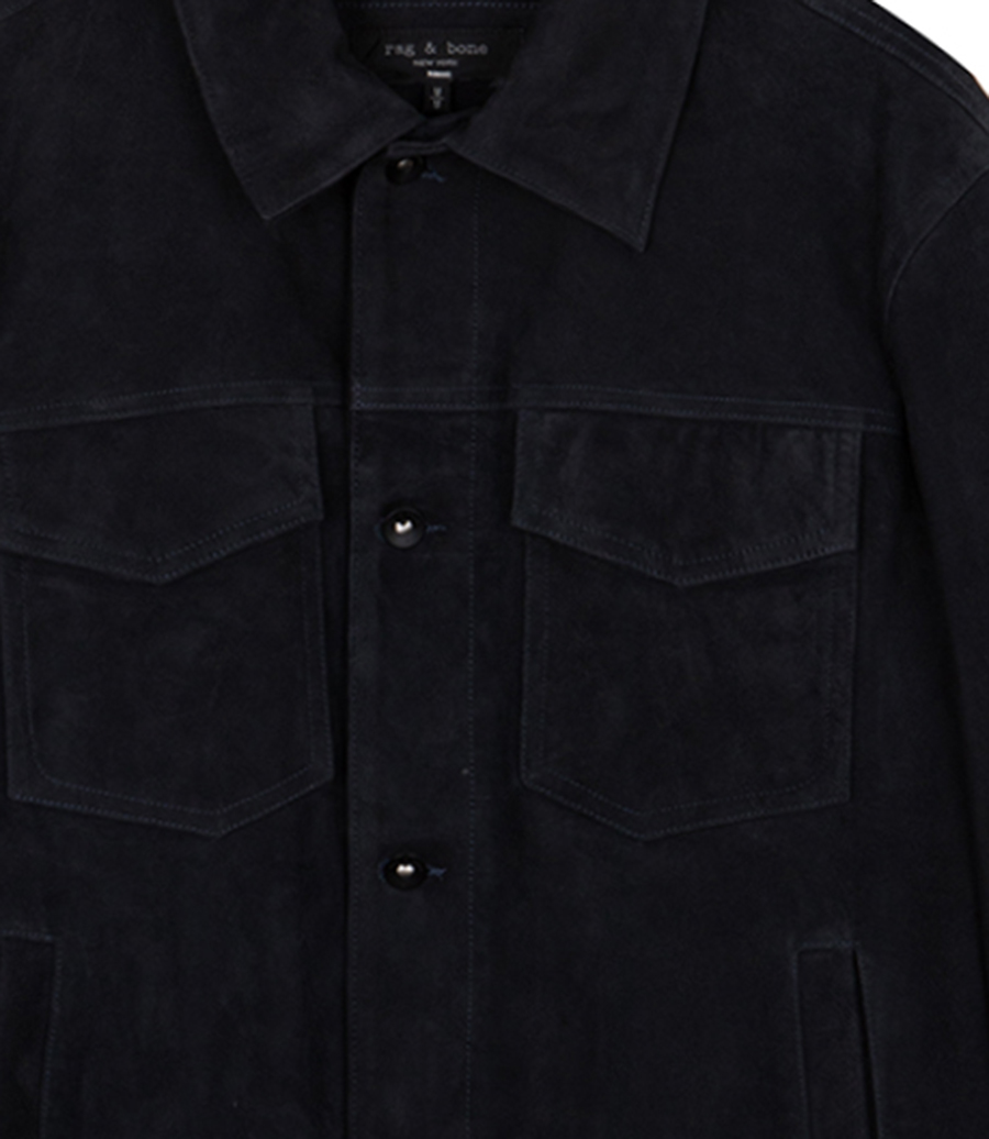 RB SUEDE TRUCKER JACKET