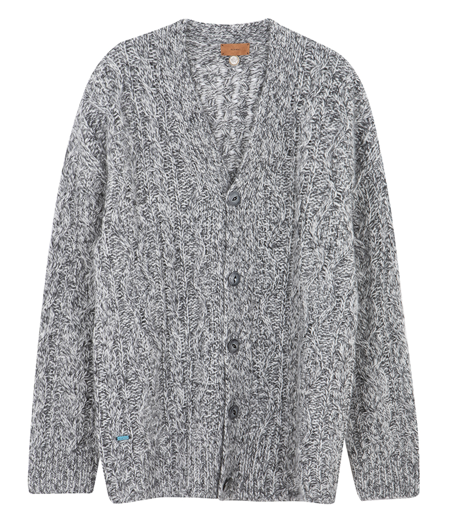 ALANUI - ICELANDIC SNOWFALL CARDIGAN IRON