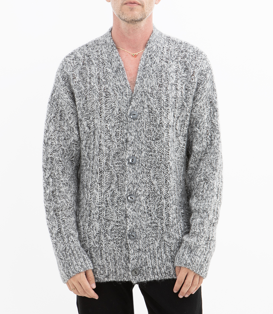 ICELANDIC SNOWFALL CARDIGAN IRON