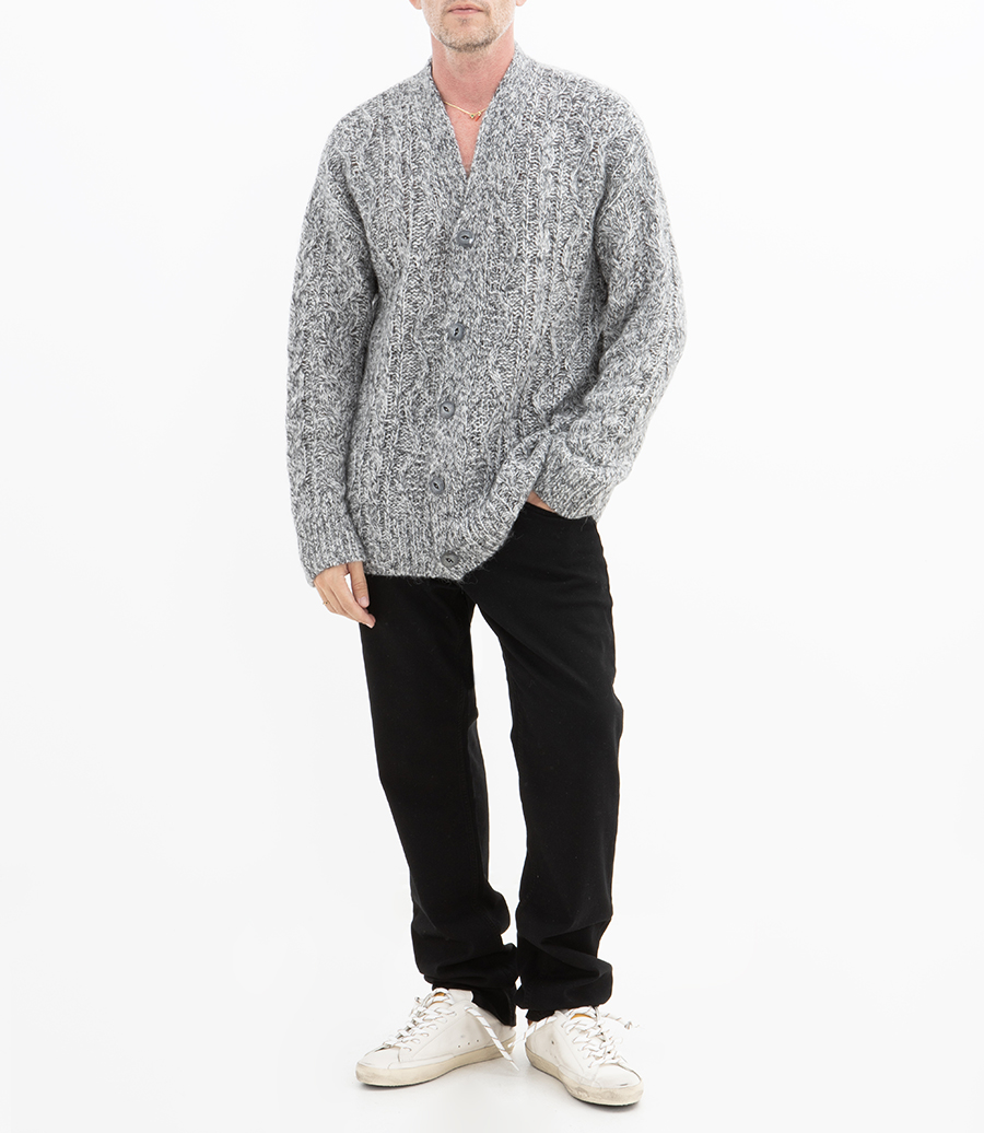 ICELANDIC SNOWFALL CARDIGAN IRON