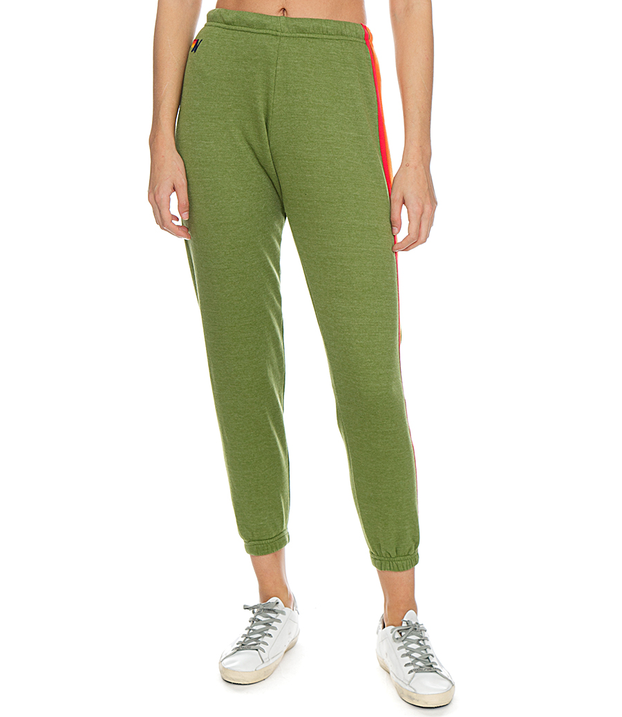 WOMENS 6 STRIPE SWEATPANTS
