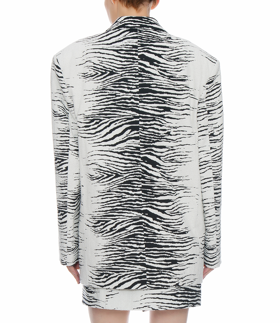 ''GLEN'' WHITE AND BLACK BLAZER