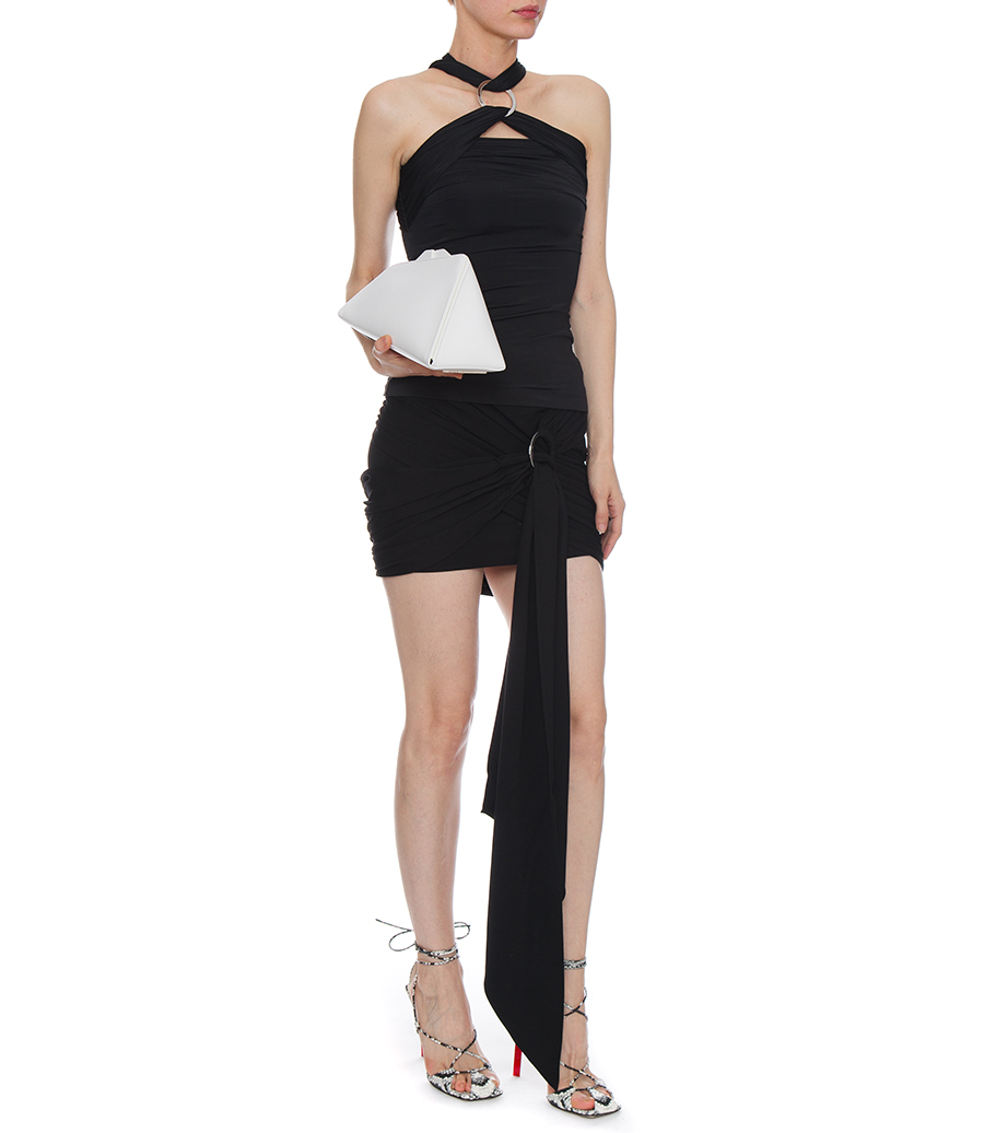 ''FRAN'' BLACK MINI SKIRT