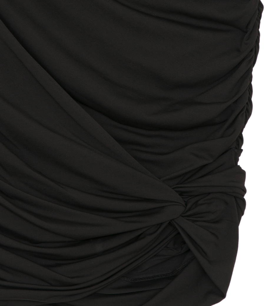 CLASSIC DRAPED MINI SKIRT