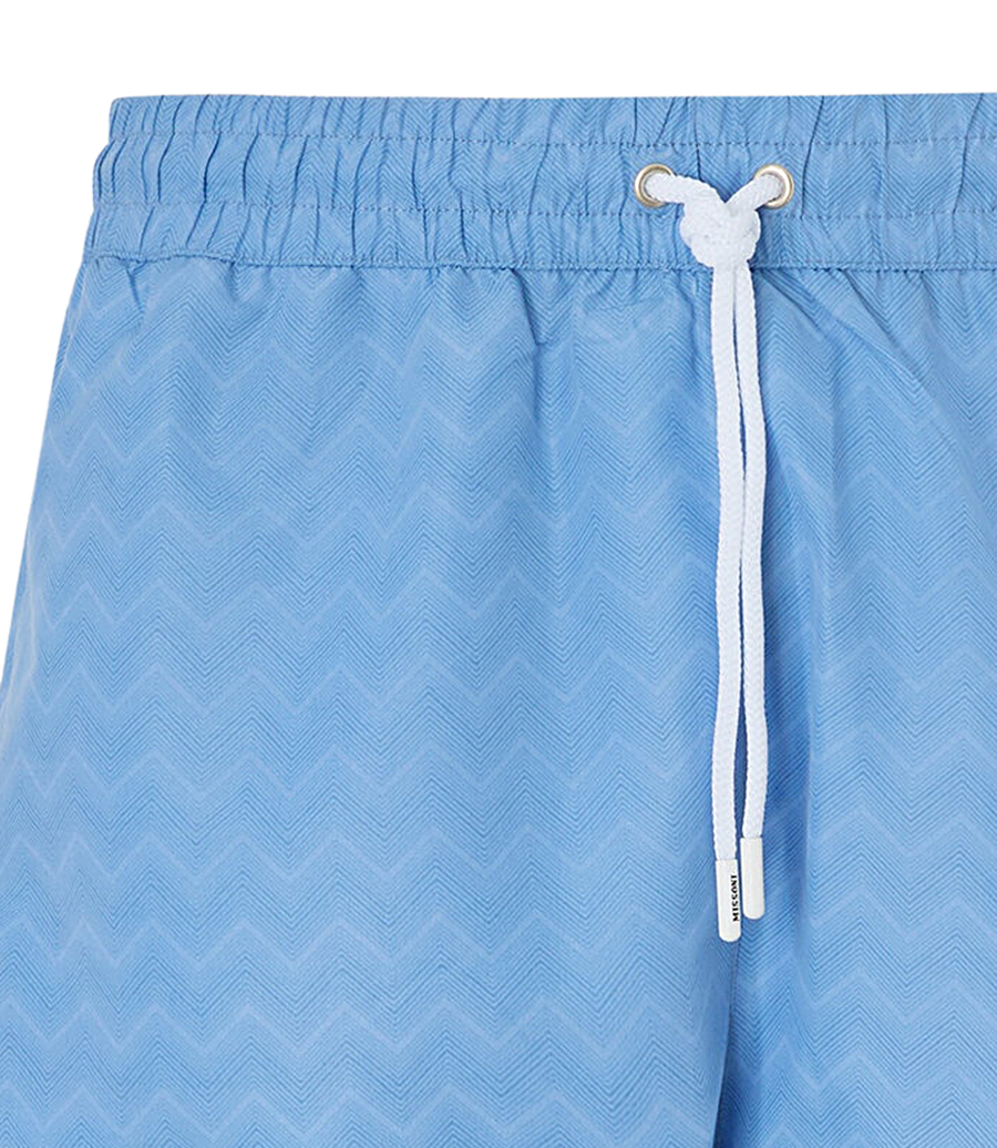 ZIGZAG PRINT SWIMSHORTS