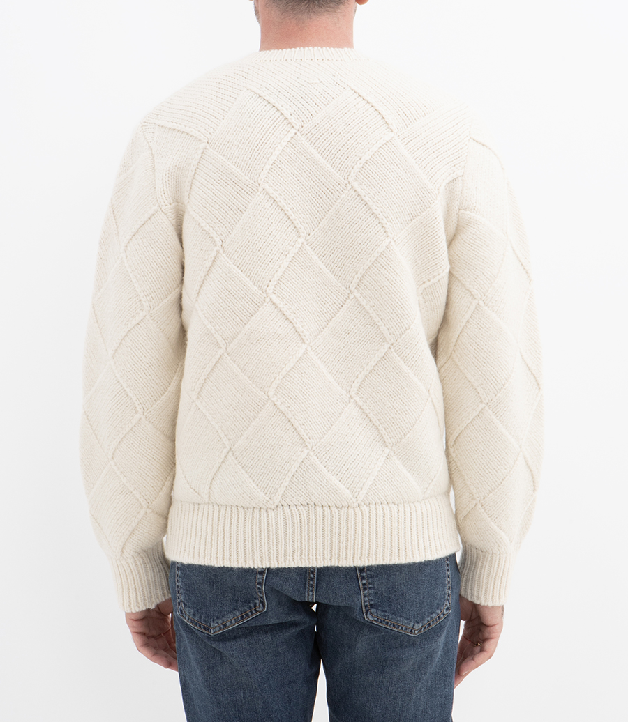 HAND KNIT ENTRELAC SWEATER