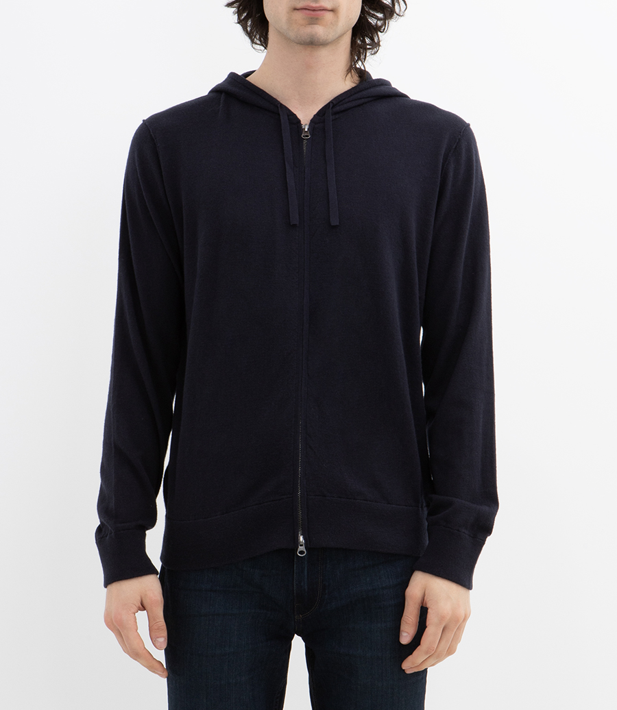 LIGHT CASHMERE HOODIE ZIP