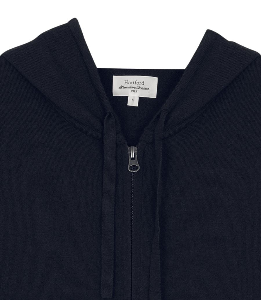 LIGHT CASHMERE HOODIE ZIP