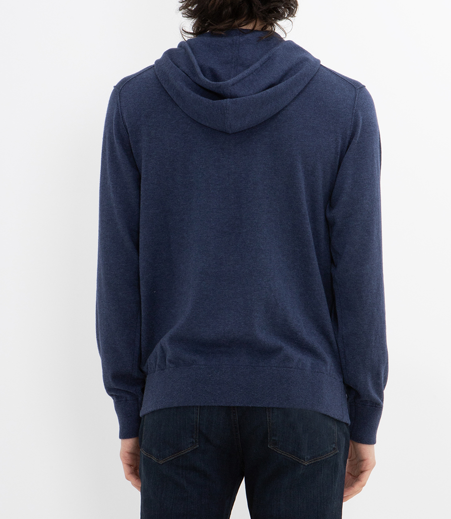 LIGHT CASHMERE HOODIE ZIP
