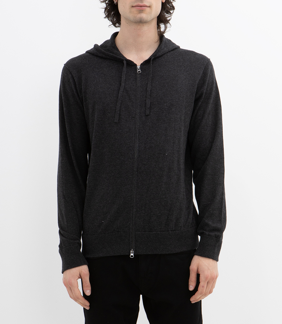 LIGHT CASHMERE HOODIE ZIP
