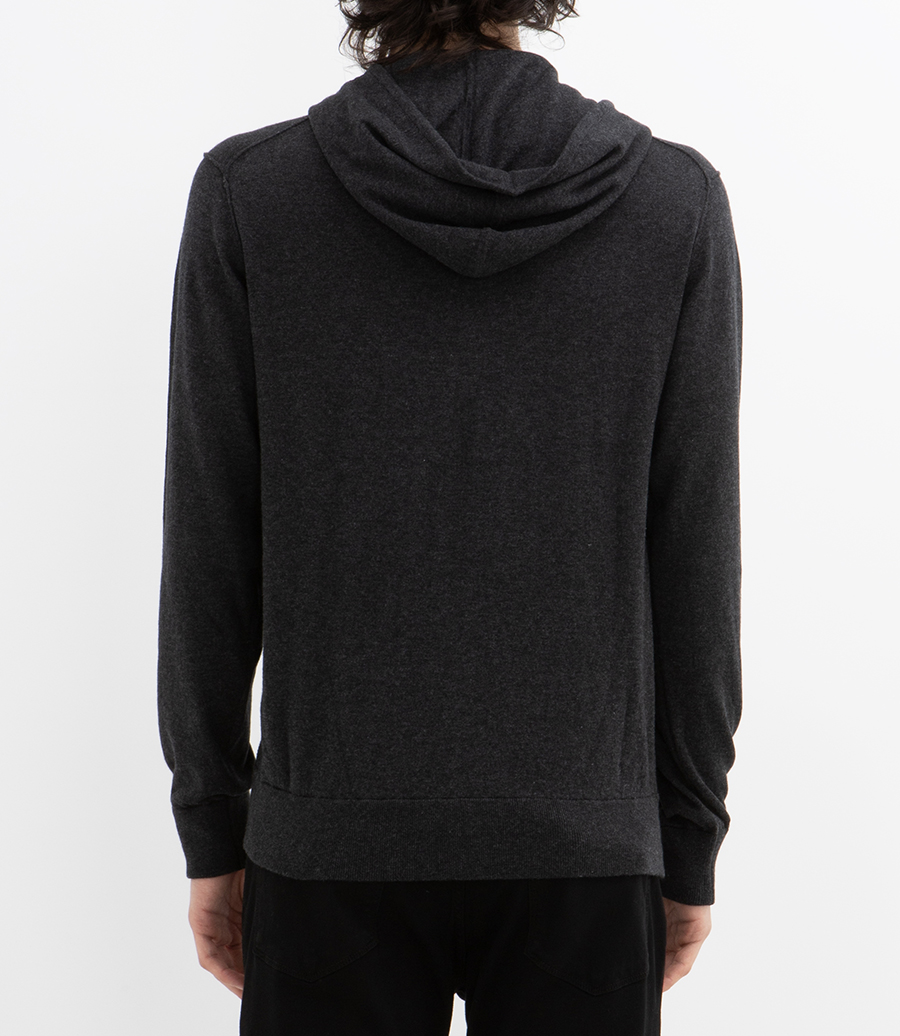 LIGHT CASHMERE HOODIE ZIP