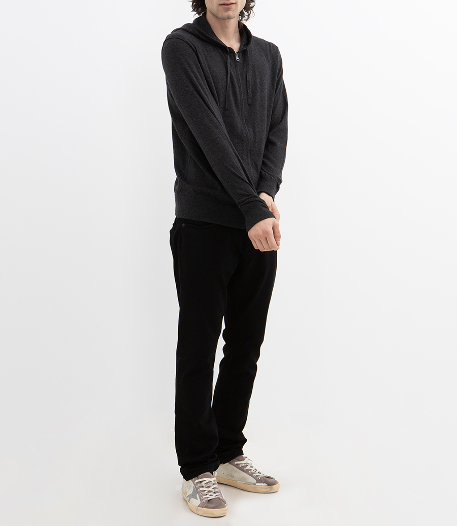 LIGHT CASHMERE HOODIE ZIP