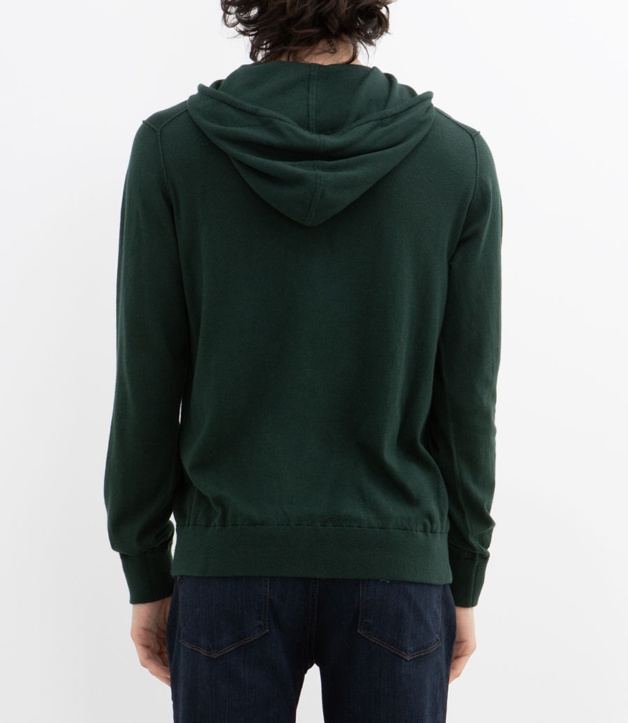 LIGHT CASHMERE HOODIE ZIP
