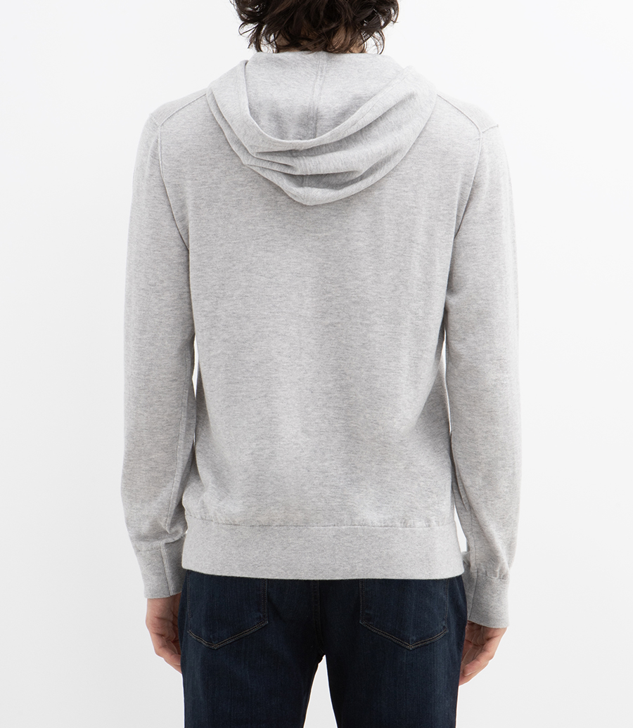 LIGHT CASHMERE HOODIE ZIP