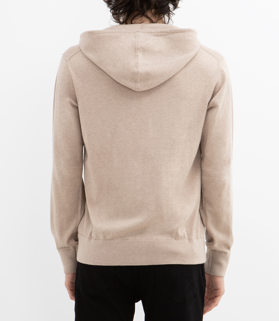 LIGHT CASHMERE HOODIE ZIP