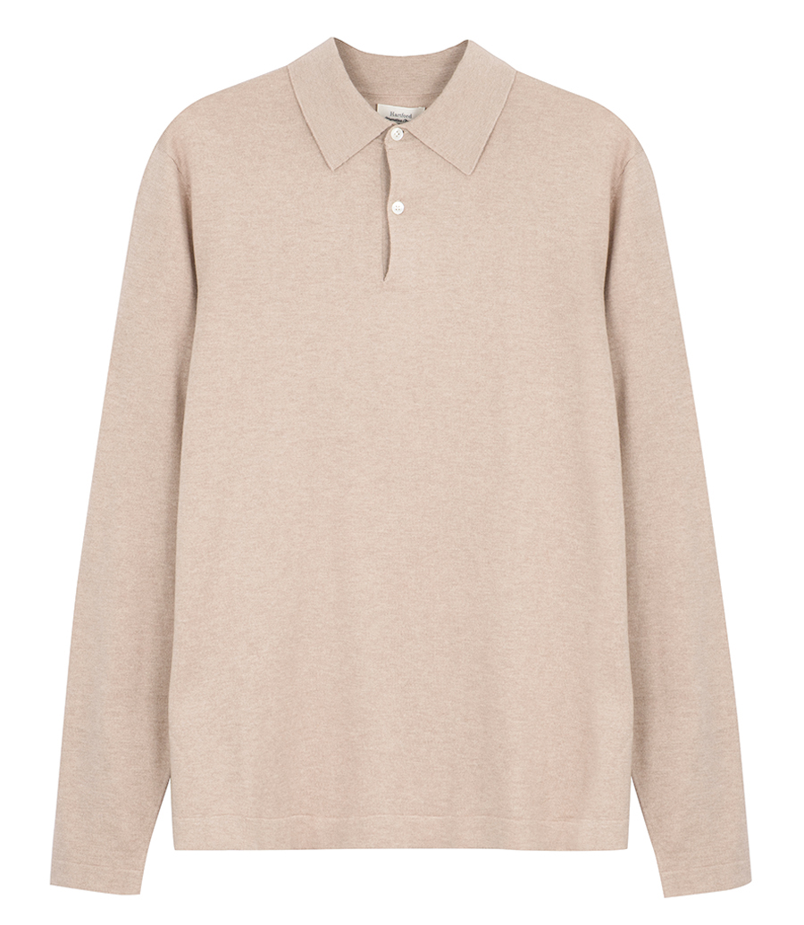 HARTFORD - CASHMERE POLO LS