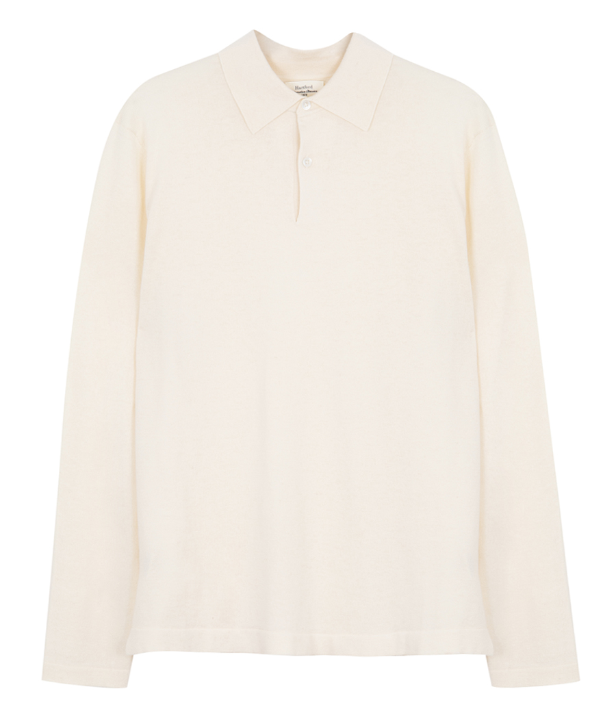 HARTFORD - CASHMERE POLO LS