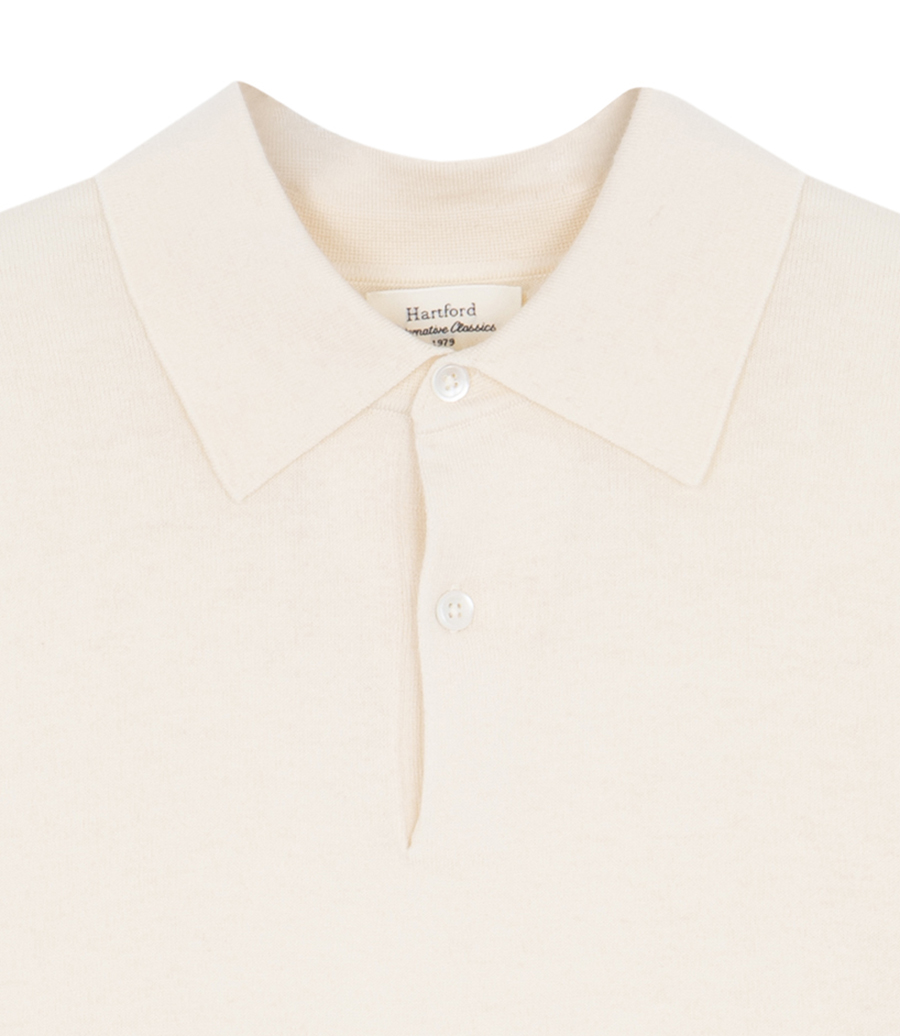 CASHMERE POLO LS