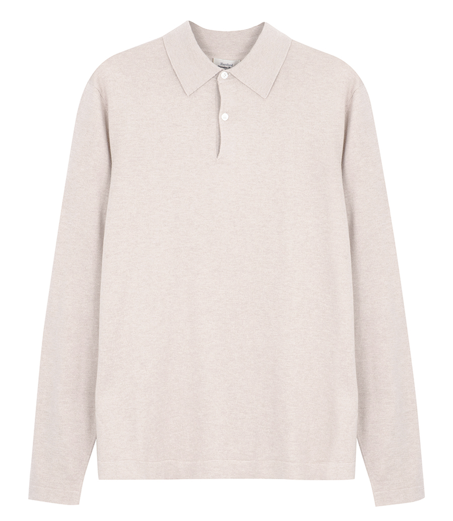 HARTFORD - CASHMERE POLO LS