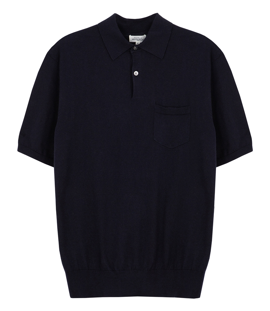HARTFORD - POLO SS CASHMERE