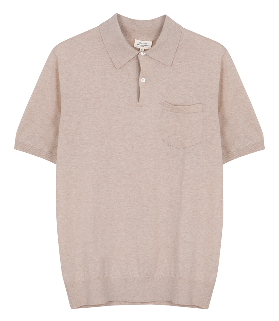 HARTFORD - POLO SS CASHMERE
