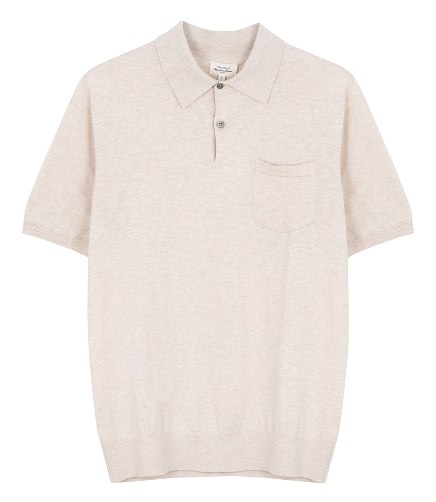 HARTFORD - POLO SS CASHMERE
