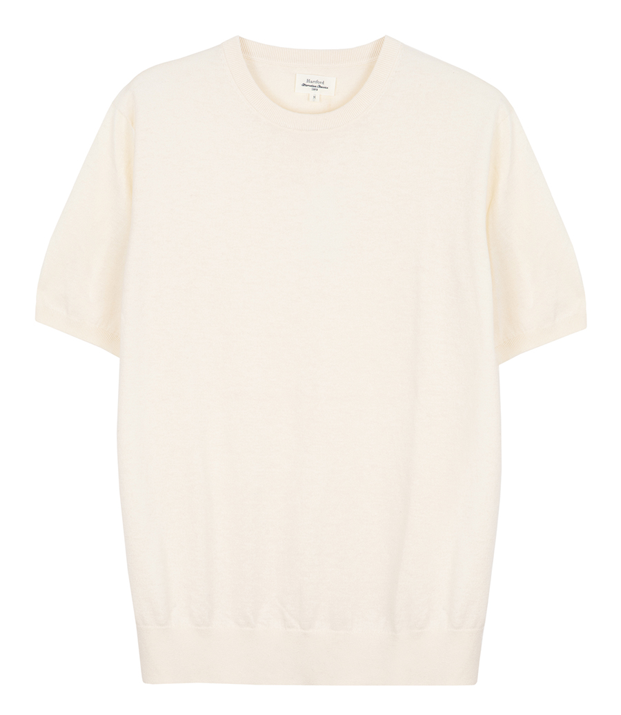 HARTFORD - CASHMERE T-SHIRT SS