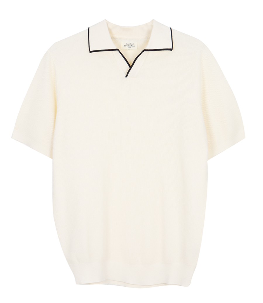 HARTFORD - POLO KNIT PIQUE SS