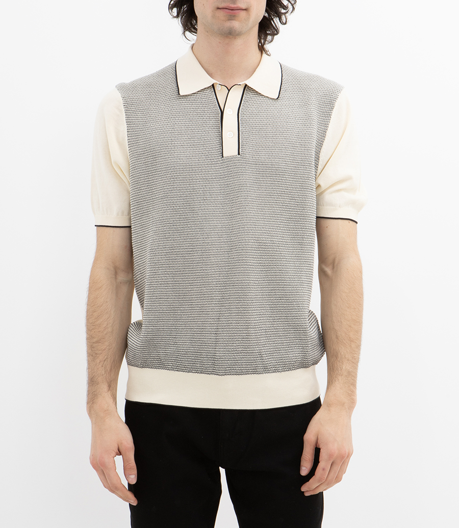 JACQUARD POLO SS