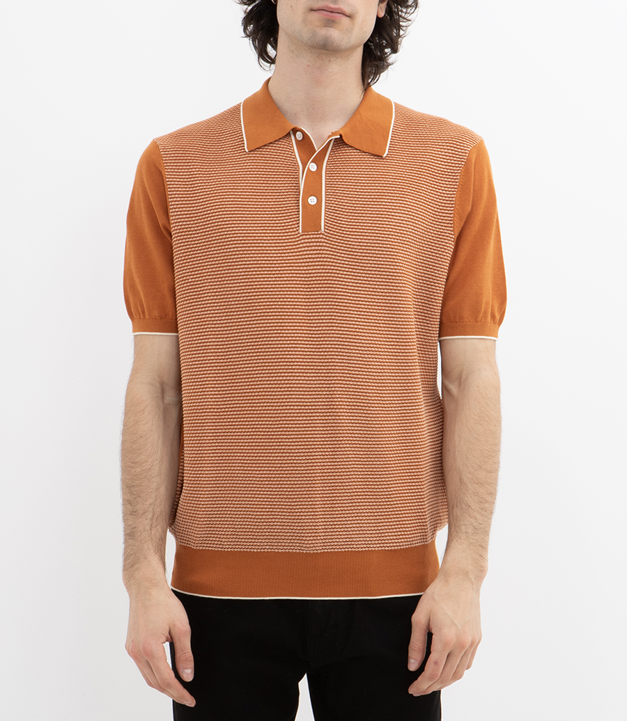 JACQUARD POLO SS