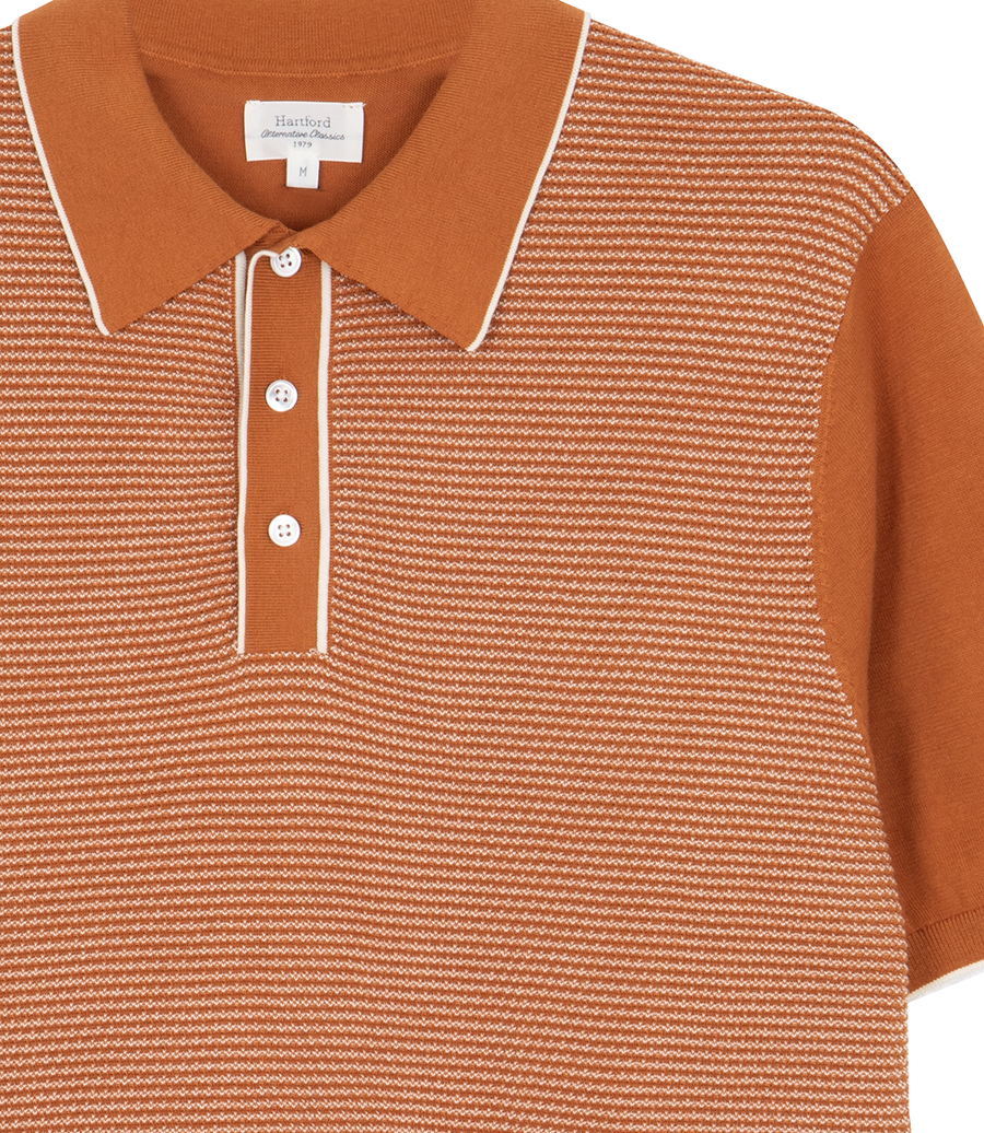 JACQUARD POLO SS