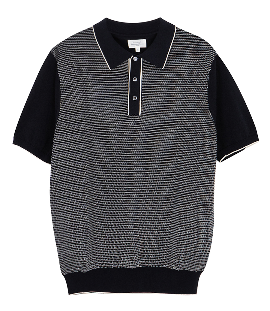 HARTFORD - JACQUARD POLO SS