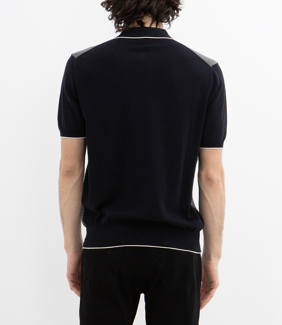 JACQUARD POLO SS