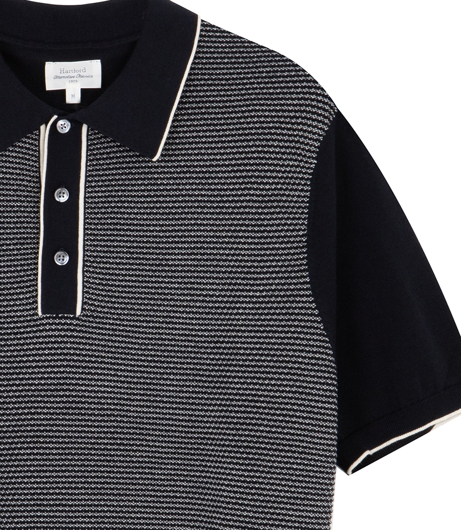 JACQUARD POLO SS