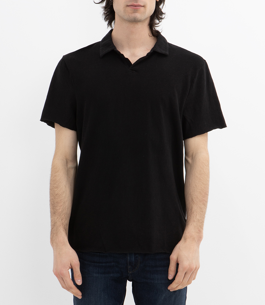 SLUB JERSEY OPEN POLO