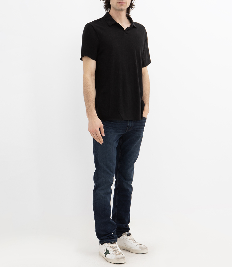 SLUB JERSEY OPEN POLO