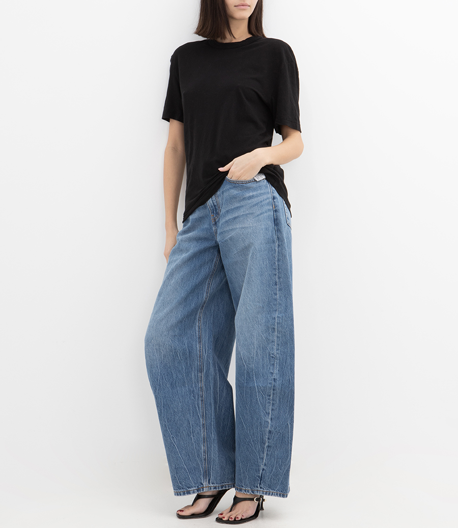 CREPE JERSEY OVERSIZED TEE