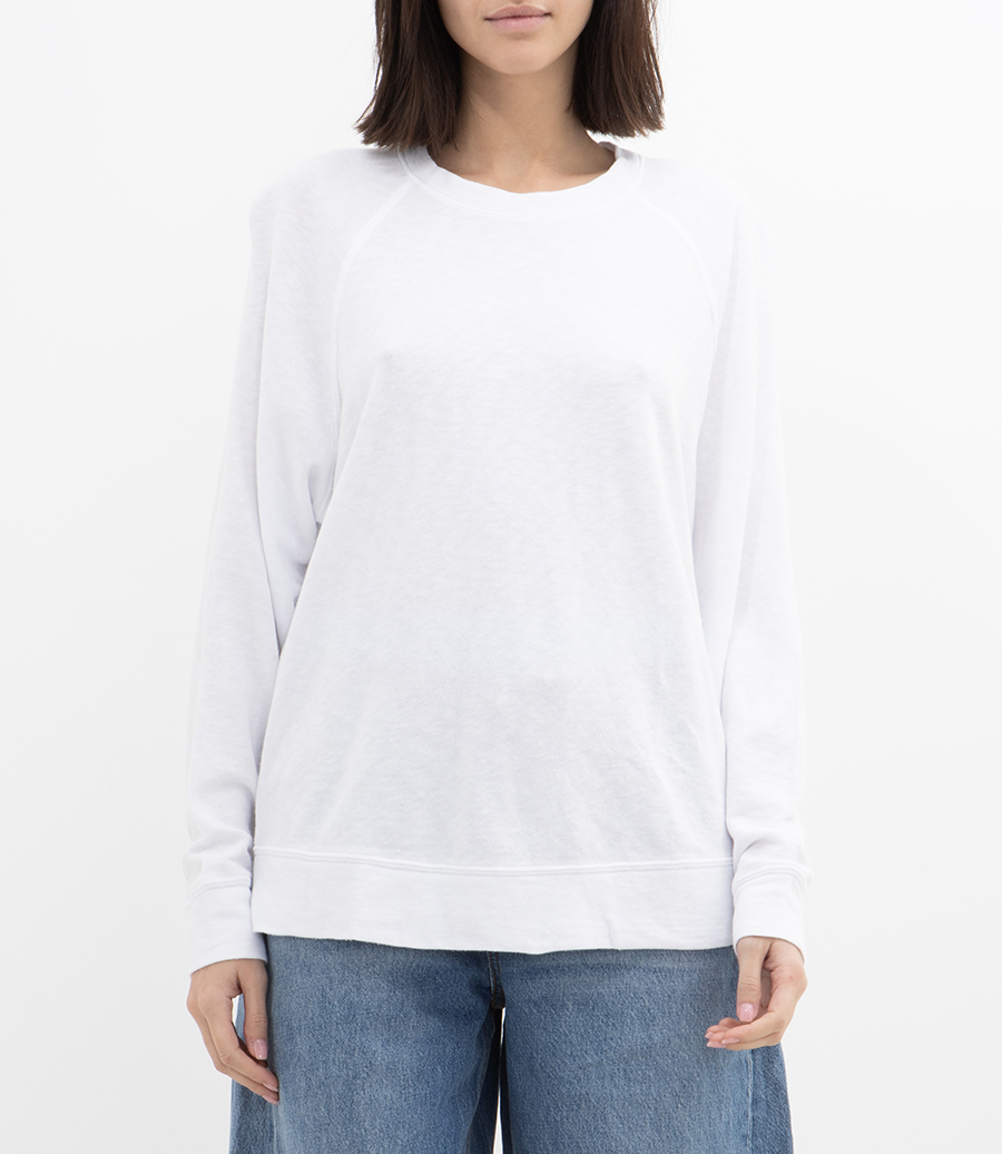 BOYFRIEND FRENCH TERRY RELAXED SWEATSHIRT