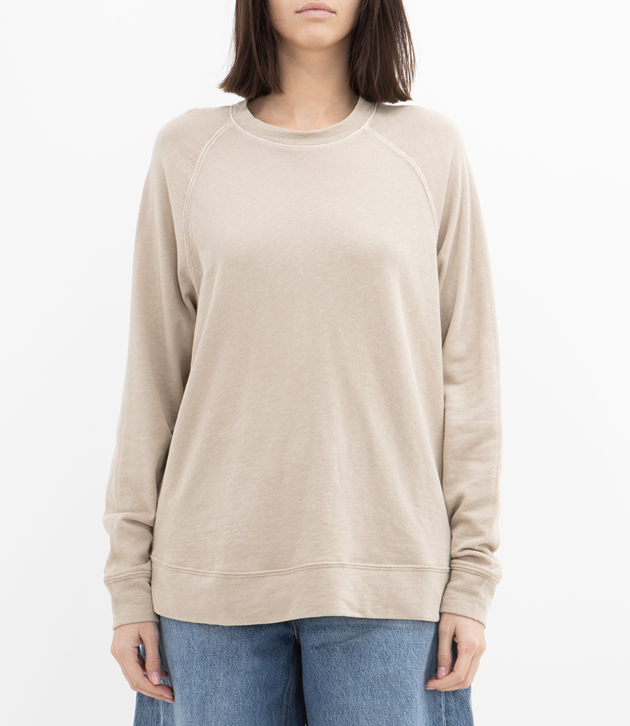 BOYFRIEND FRENCH TERRY RELAXED SWEATSHIRT