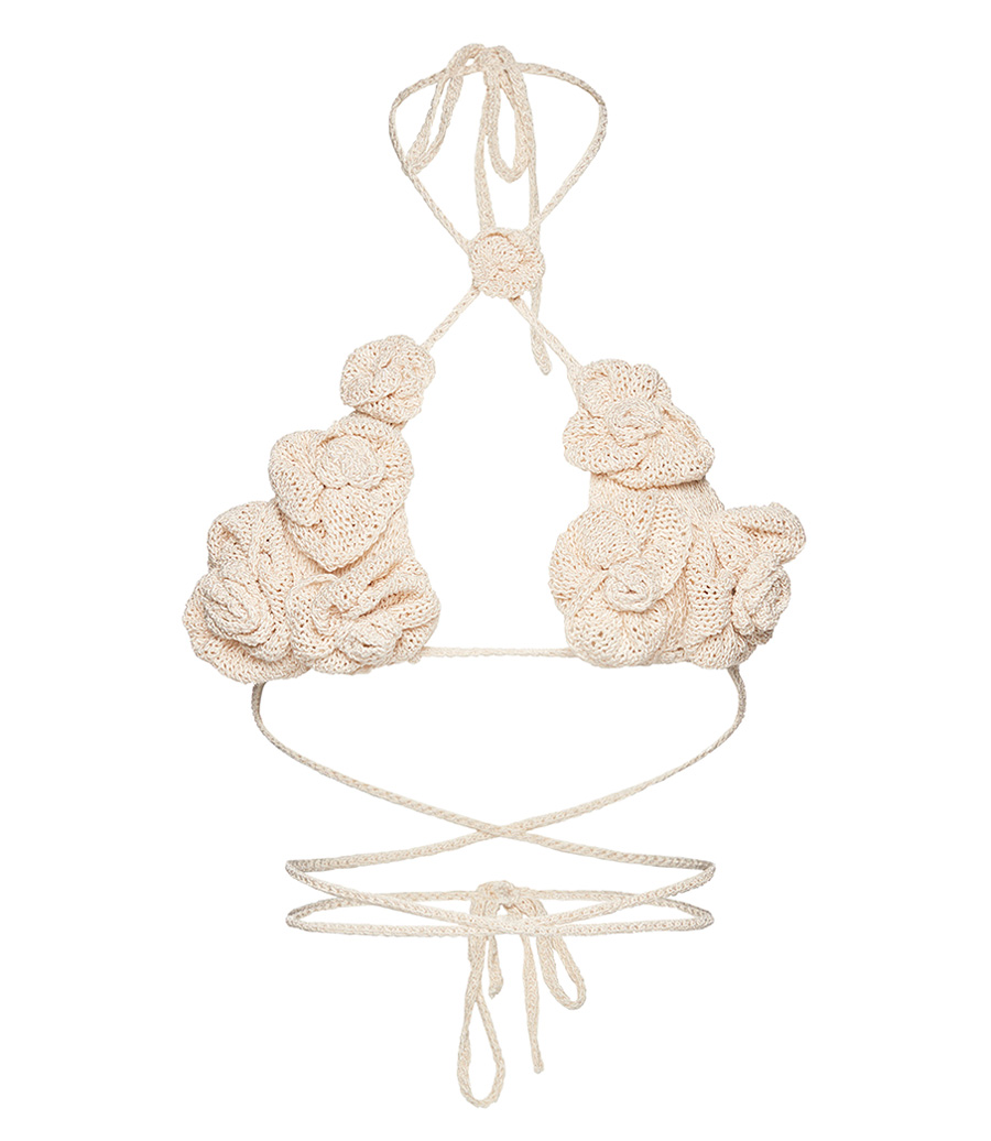 MAGDA BUTRYM - CROCHET WRAP HALTER TOP