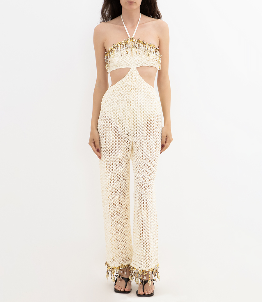 FRIDA MESH JUMPSUIT
