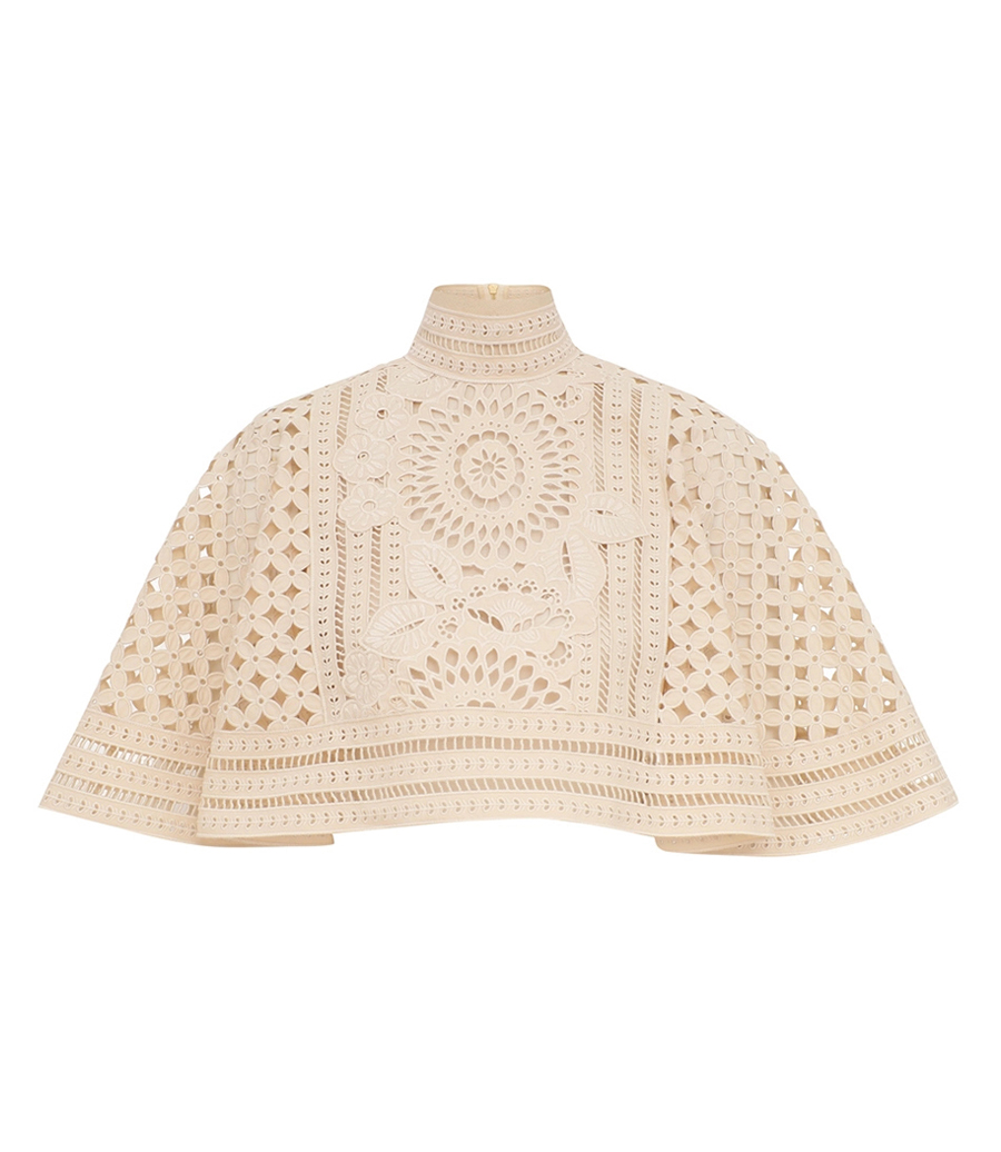 ZIMMERMANN - INDRA EMBROIDERED CAPE