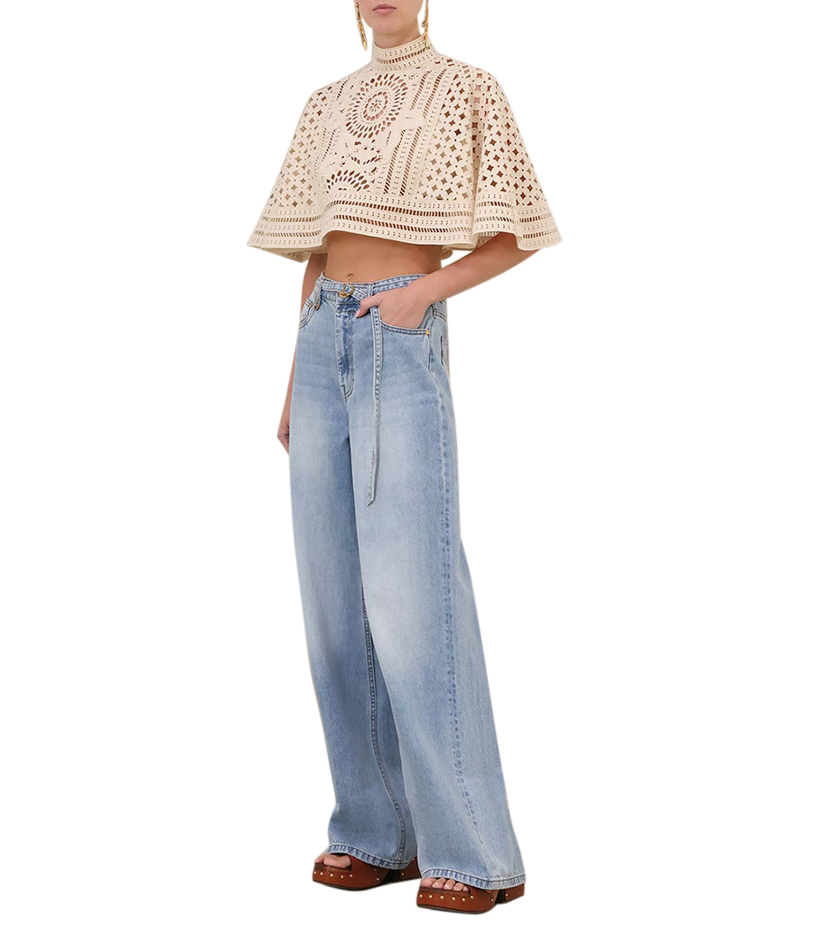 INDRA EMBROIDERED CAPE