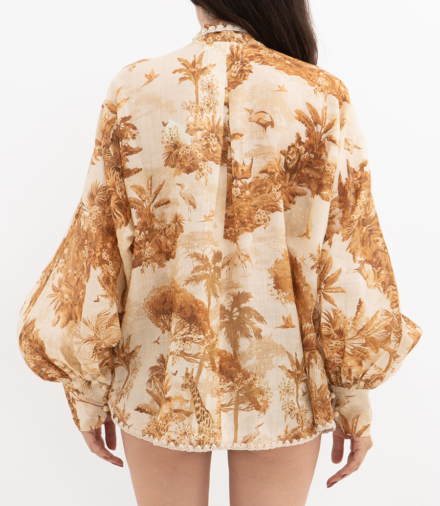 INDRA TIE NECK BLOUSE
