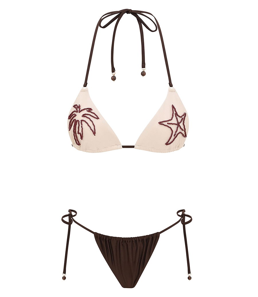 ZIMMERMANN - MAHON BEADED DETAIL BIKINI