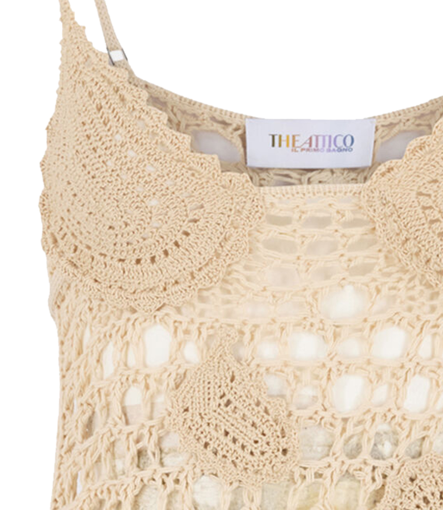 EMBROIDERED DETAILS MINI DRESS