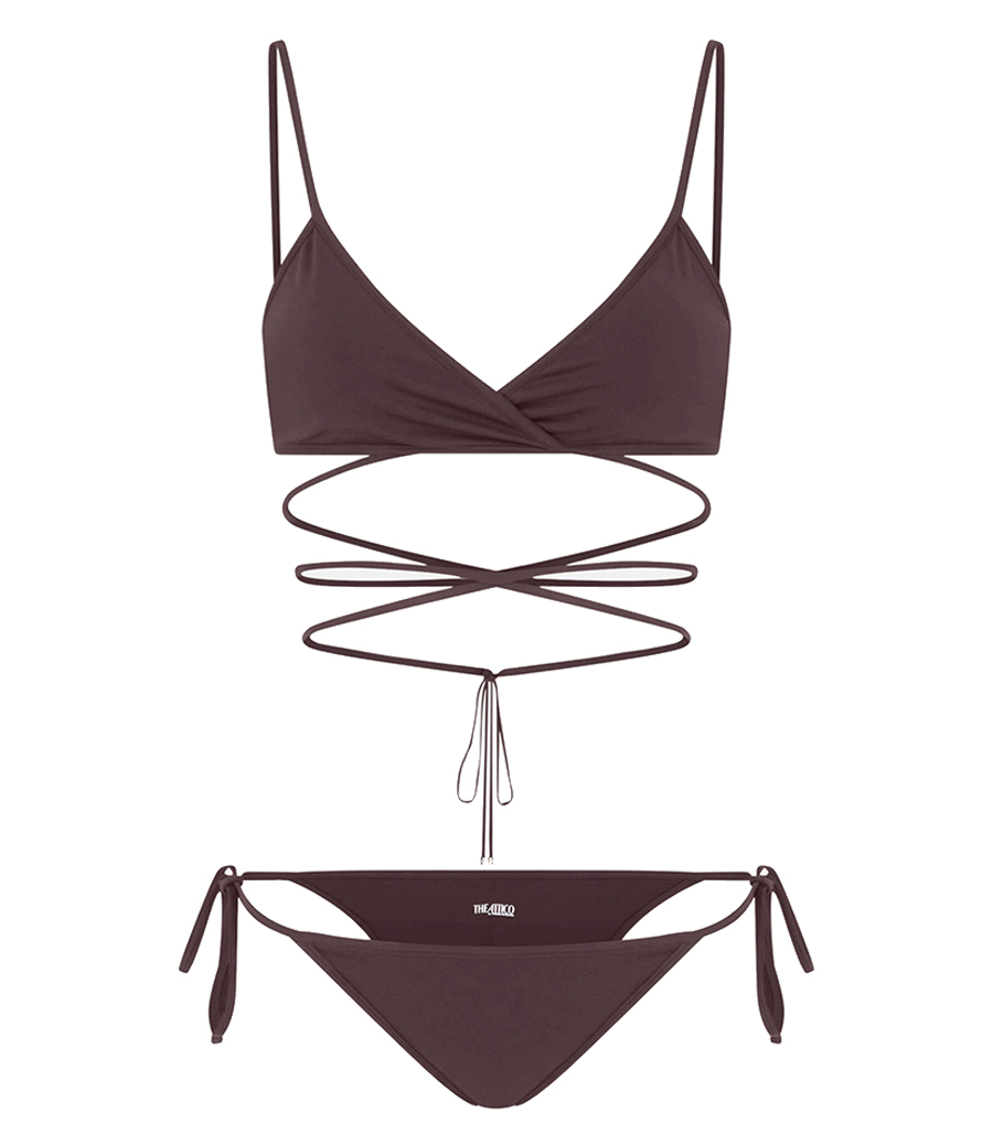 THE ATTICO - WRAPAROUND TIES BIKINI