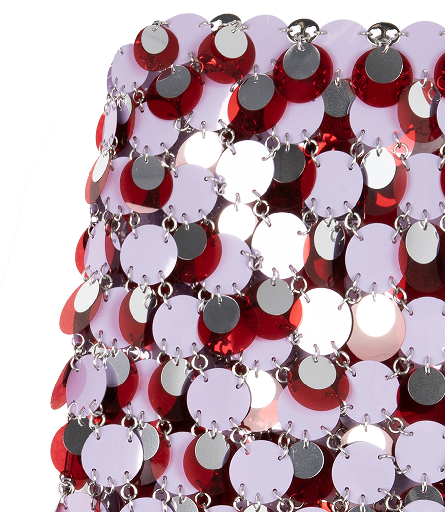 THE LILA SPARKLE DISCS SKIRT